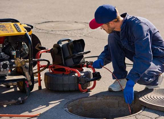 a sewer camera inspection done by one of our techs in Doral
