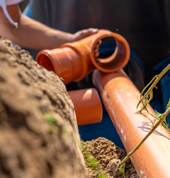 after the inspection our dedicated pros decided that a sewer repair was needed