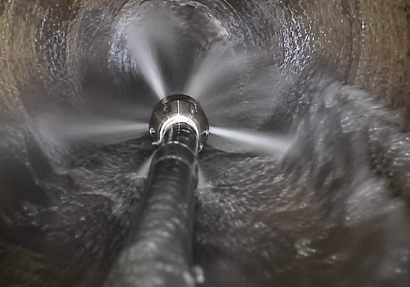our team uses the power of hydro-jetting to clear the most stubborn clogs